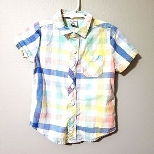 Pastel plaid shirt